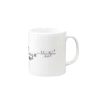 yoshino_worksの正規分布 Mug :right side of the handle