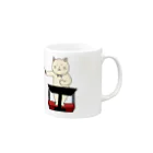 ＋Whimsyの指揮者ねこ Mug :right side of the handle