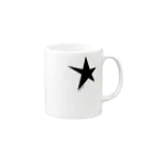 Number8（ナンバーエイト）の星柄ワンポイント マグカップの取っ手の右面
