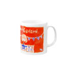 taiのone love garland Mug :right side of the handle