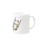 ＋Whimsyのブランコねこ Mug :right side of the handle