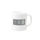 rilybiiの3 frame gray Mug :right side of the handle