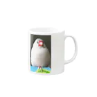 ａ  .  ｎの餅文鳥 文太 Mug :right side of the handle