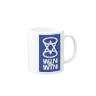 心を育てる学習塾 WIN&WINセミナーのWIN&WINセミナー Mug :right side of the handle