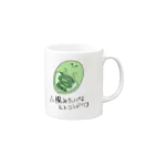 えのきの小腸みたいなミトコンドリア Mug :right side of the handle