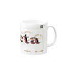 WolphTypeのChrome Meta Blanc » Narukami Mug :right side of the handle