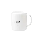 しろくま&ペンギン通信のしろくまの顔 Mug :right side of the handle