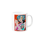 みーちゃんのレヴィ Mug :right side of the handle