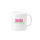 よく眠りたまに色々考える主婦のWM(ワーキングマゾ） Mug :right side of the handle