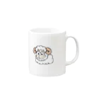 するめのひつじくん Mug :right side of the handle