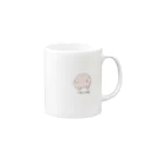 Free guys. のわたあめみたいな犬 Mug :right side of the handle