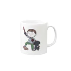 70%charactersのちんまり君グッズ Mug :right side of the handle