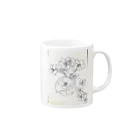 Etoile22Chauvesourisの椿春爛漫　"Camellia and Primavera" Mug :right side of the handle