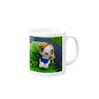 mari_kirajoのきらりちゃん Mug :right side of the handle