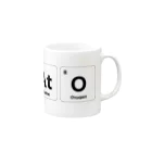 Kaitaroの元素記号でSato（佐藤） Mug :right side of the handle