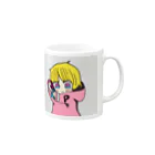 ピノコ@双極性の大学生･イラスト描きの小さなピノコ Mug :right side of the handle