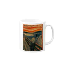 artgalleryのThe Scream マグカップの取っ手の右面