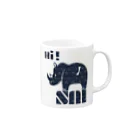 くいなの母のHi! SAI Mug :right side of the handle