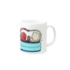 pitterのたこいかアベック Mug :right side of the handle