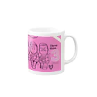 TOMMY★☆ZAWA　ILLUSTRATIONのLOVELY 3兄弟 Mug :right side of the handle