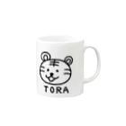 tora_tora_shopのトラトラくん Mug :right side of the handle