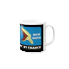  LUCKY BY CHANCE(らっきーばいちゃんす)のNEW DAYS Mug :right side of the handle