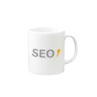 SEOチェックのSEOグッズショップのSEOグッズ Mug :right side of the handle