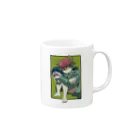 怪獣流通センターの独りぼっち怪獣と花束（奇跡） Mug :right side of the handle