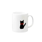 イロイロある。のおばけとくろねこ Mug :right side of the handle