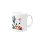 ColorWink Storeのダン＆パム Mug :right side of the handle