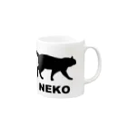 ブランケット大佐のNEKO（おさんぽ） Mug :right side of the handle