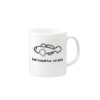 アジマル雑貨店のミジンベニハゼ Mug :right side of the handle