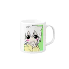 nattonのねぎとろ Mug :right side of the handle