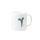 hiのネズミ Mug :right side of the handle