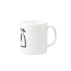 PULL OUTのおとうさん Mug :right side of the handle