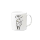 MIKAERUのクレステッドゲッコーさん Mug :right side of the handle
