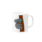 右手リアンうめもと公式のコアラのまさみ２ Mug :right side of the handle