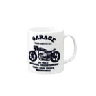 キッズモード某の武骨なバイクデザイン Mug :right side of the handle