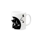 犬かもなのと猫のはずのてへ☆ Mug :right side of the handle