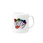 劇団Peek-a-Booのぱお Mug :right side of the handle