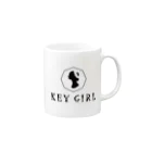 KEYGIRL.officialshopのkeygirl Mug :right side of the handle