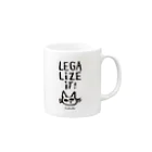 brakichiのLEGALiZEIT! MUG マグカップの取っ手の右面