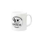 フォーシーランチの4Cオリジナル・サーモタンブラー Mug :right side of the handle