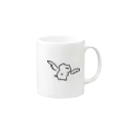 ちゃんきよのおみせの翼がはえたブー Mug :right side of the handle