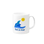 Sol e marのイラストロゴ Mug :right side of the handle