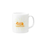 雪猫カゥルの雑貨店のコロユキ・シンプル・エースの証 Mug :right side of the handle