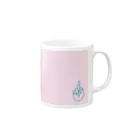 三重殺マネージャのお店（3out-manager）のモールス符号 Mug :right side of the handle