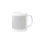 rilybiiのgrayPastel × babygray Mug :right side of the handle