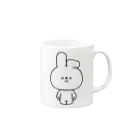 こつｗのおみせの量産うさぎ みみおれ Mug :right side of the handle