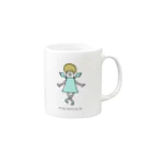 TakeLoop_goodsのPrima Ballerina Mug :right side of the handle